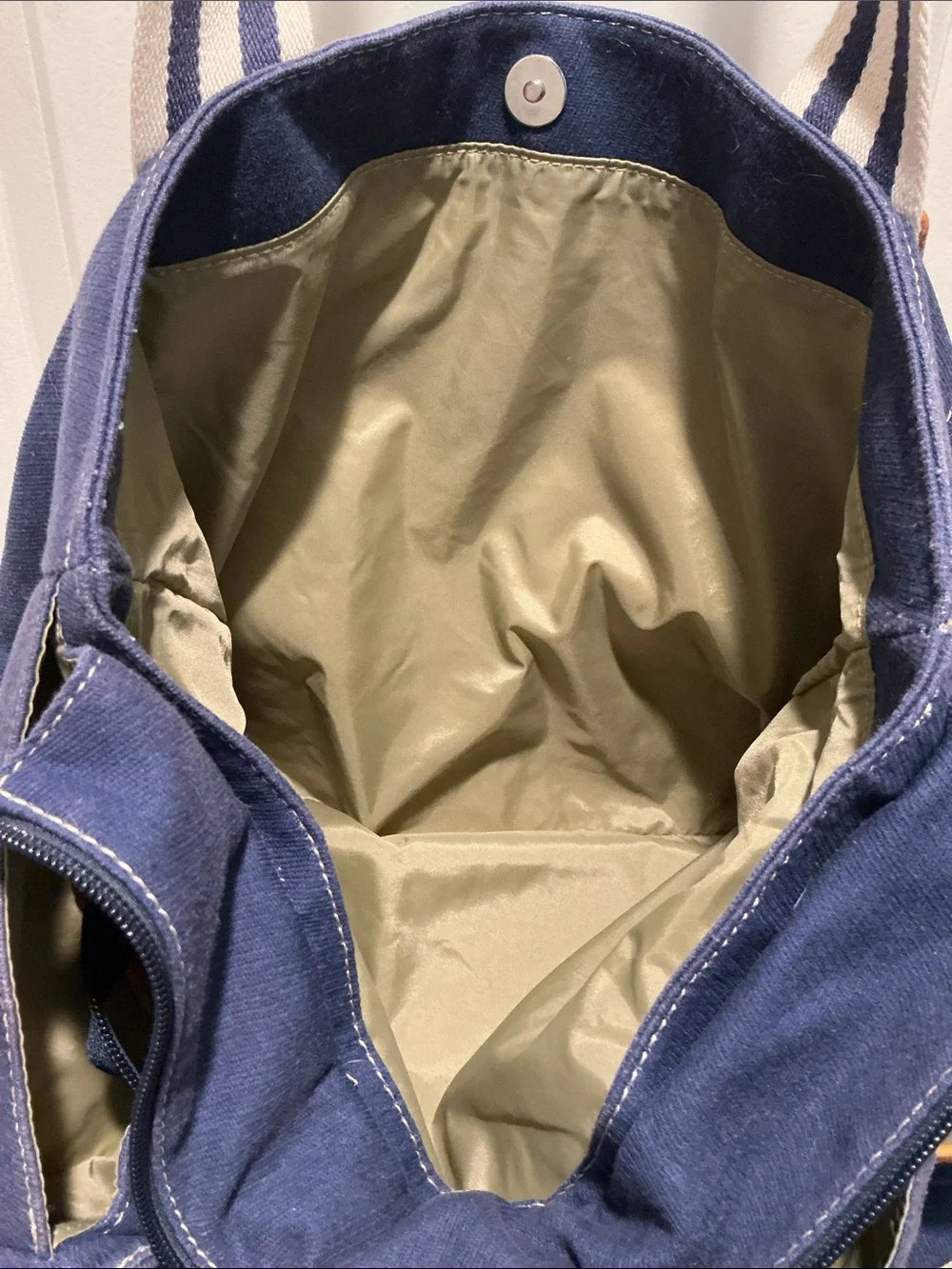Pottery Barn Navy Classic Diaper Bag